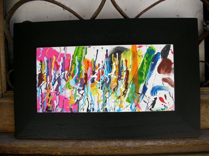 o. Titel 5  2013   Acryl-Lack auf Holz, SOLD 